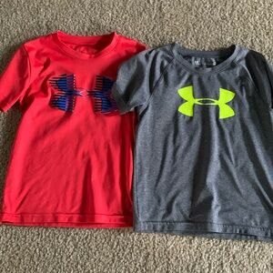 Kids boy under armour t-shirts size 6